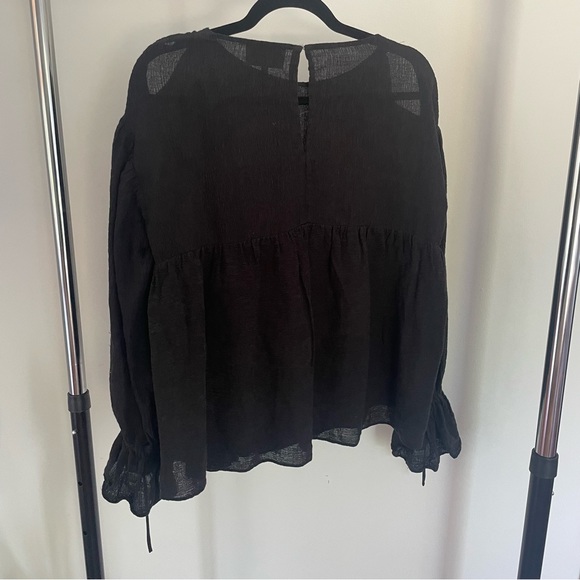 3.1 Phillip Lim black top with shoulder cut outs - Picture 2 of 4